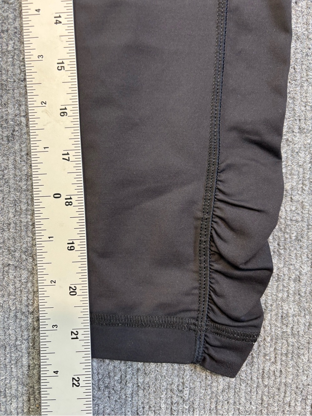 lululemon athletica Black Ruched-Hem Leggings - Picture 5 of 11